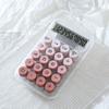 10-digit Display Electronic Calculator Transparent Design Lcd Display Desktop Calculator Anti-slip Pad Large Buttons