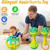 3/1pcs Baby Toddler Double-headed Hand Rattles Soothing Hand Grip Rattles Playthings Infant Rattle Infant Nibbling Playthings Infant Playthings