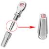 2Pcs Marine Grade 316 Stainless Steel Swageless Eye Terminal Wire Cable Rope Diy Fitting Rigging Hardware Balustrade Kit