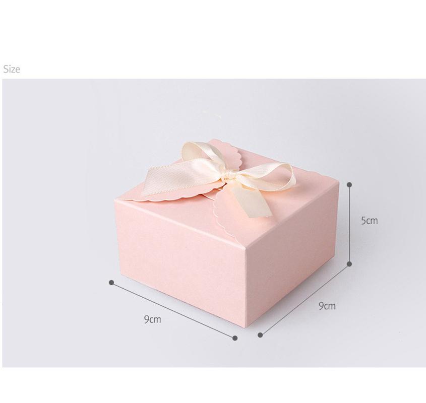 Jewelry Organizer Gift Box Necklace Earrings Ring Paper Packaging Box  9*9*5cm Paper Boxes