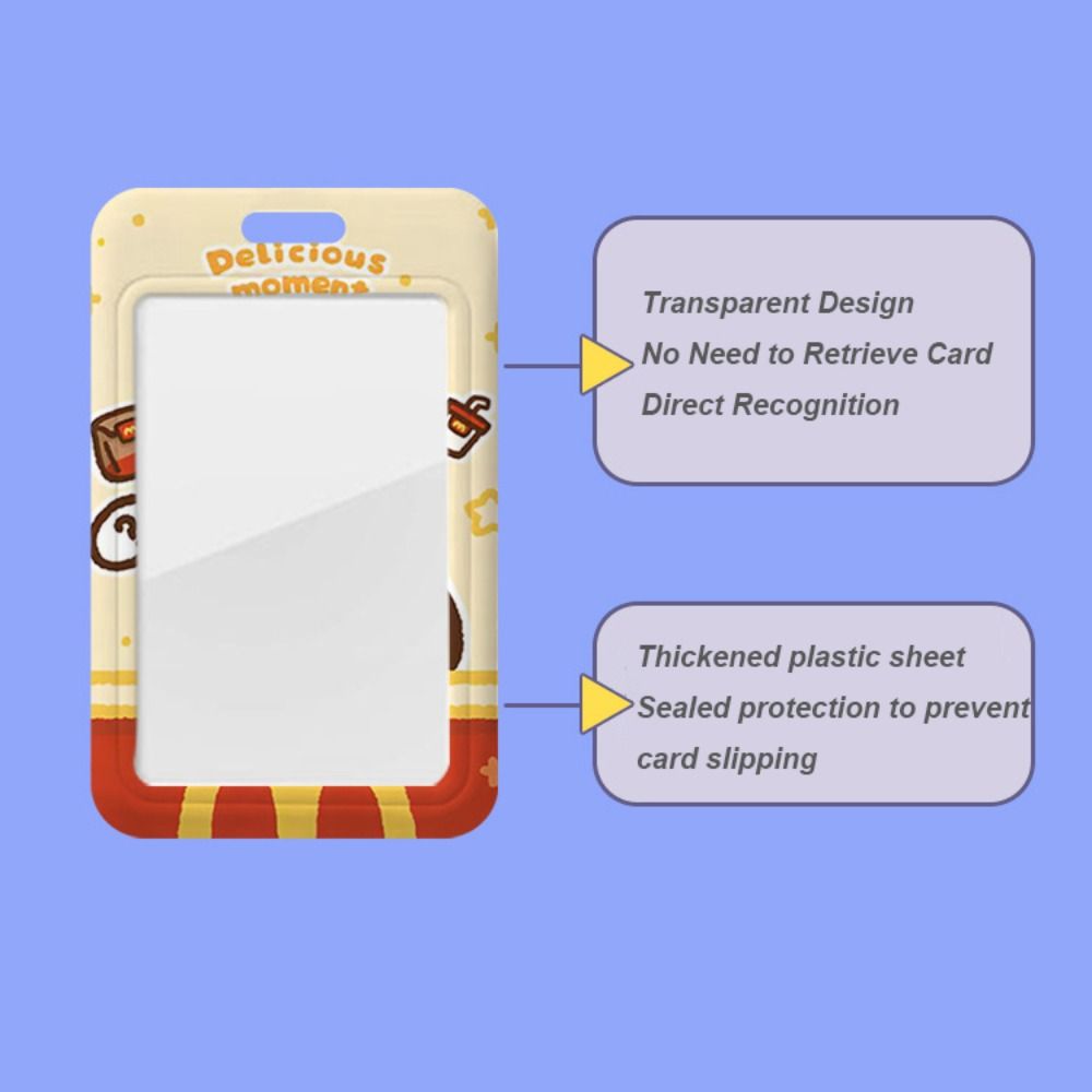 Porte-cartes d'identité mignons Porte-cartes de visite de dessin animé Porte-cartes de haute qualité