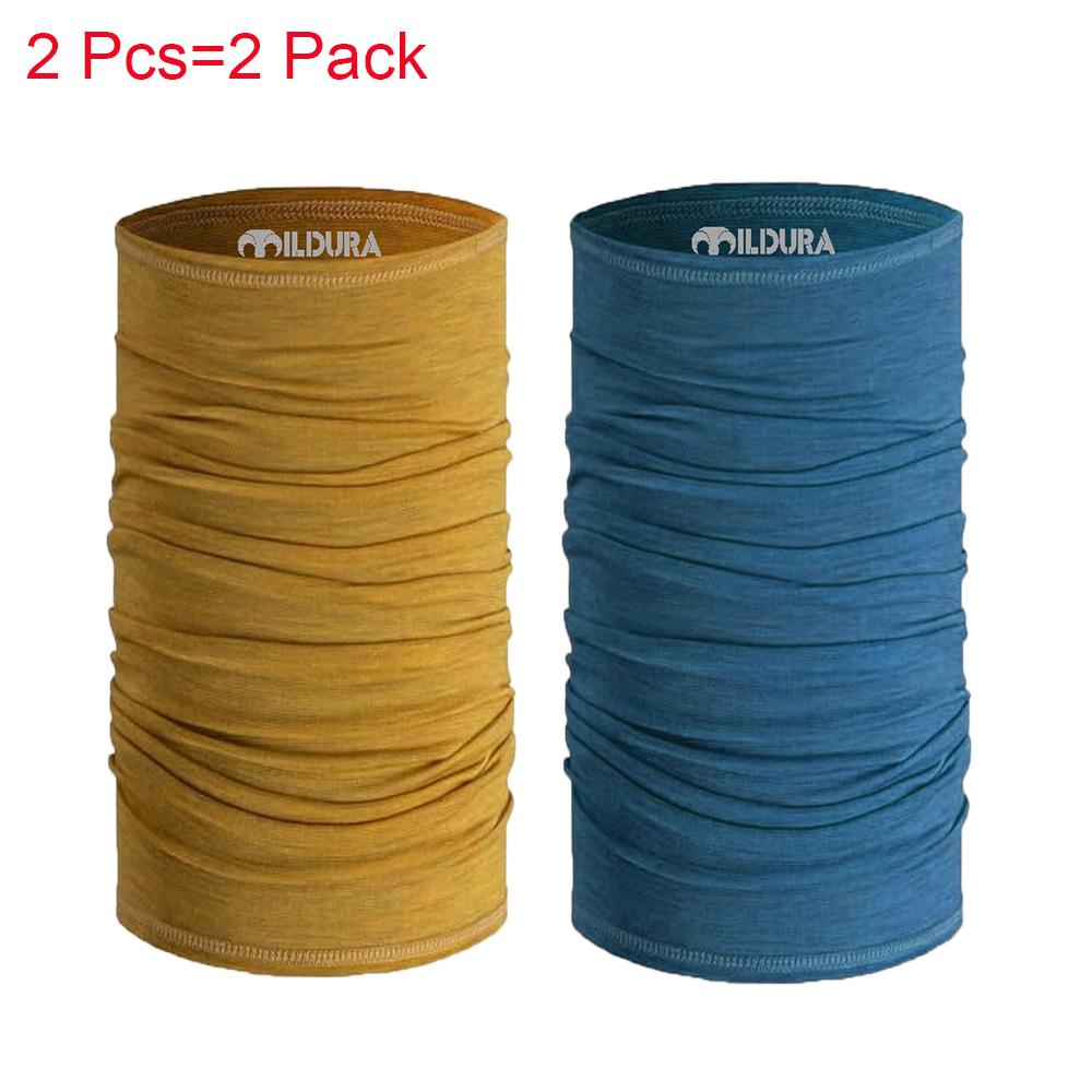 Adult 100% Merino Wool Neck Gaiter Light Quick Dry Breathable Face Mask for Ski Hiking Neck Tube Scarf Multifunctional Headwear