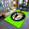 Burgos Club Futbol Logo Carpet suitable as a non-slip mat for the living room or bedroom sofa