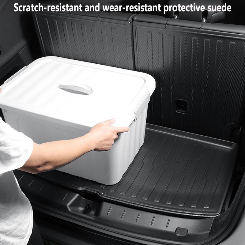 Car Trunk Mat For Tesla Model YL 2025 2026 TPE Seat Backrest Anti-Kick Mats All-Weather Trunk Carpet Cargo Liner Car Accessories