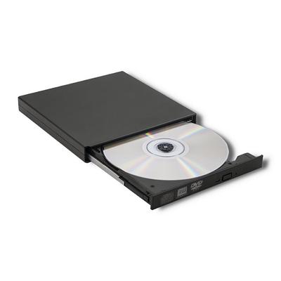 Qoltec External Drive Recorder Player CD DVD Discs | USB 2.0 | Black