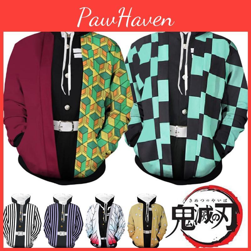 Slayer Kimetsu No Yaiba 3d Hoodie Sweatshirt With Comfortable Soft Material**