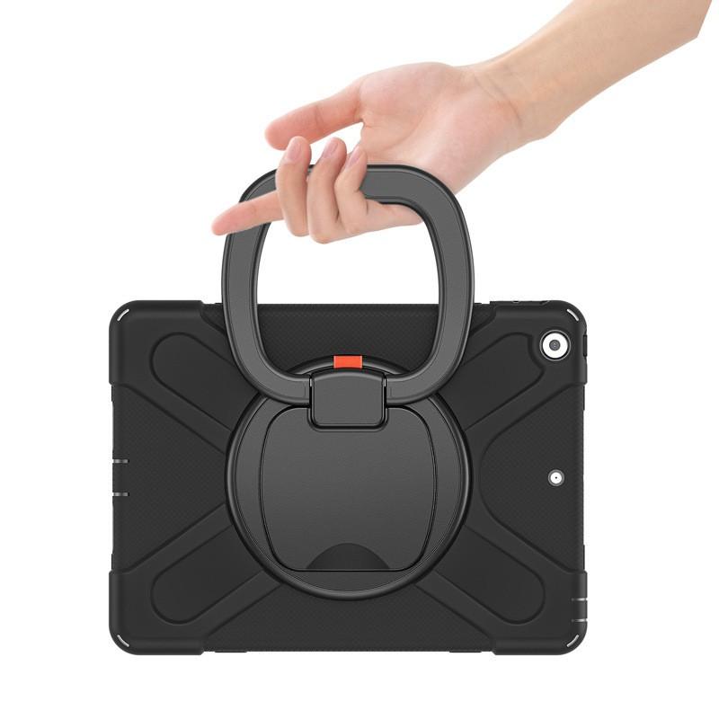 Universal Rotating Stand Case IPad 10.2 10.9 Pro 11 Air With Shockproof Silicone Cover Multi-Angle Viewing Anti-Slip Grip