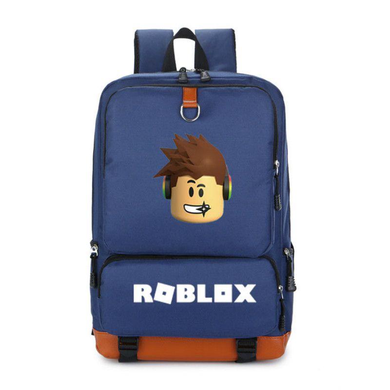 Stilvolle Roblox-Muster Kinder-Schultasche mit verstellbaren, gepolsterten Schultergurten