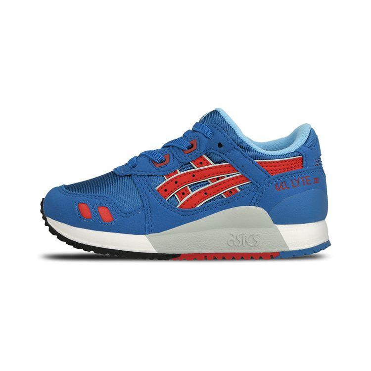 

Asics Gel-Lyte 3 Durable Low-Top Kids Running Shoes Kids Running Shoes Blue Red C5A5N-4223 27