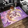 Cartoon Bulldog Stars  Office Rug Chair Mat, Entryway Carpet, Suitable for Front Door, Bedroom, Living Room, Desk, Holiday Gift