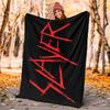 Slayer Blood Dripping Flannel Blanket Soft All-Season Throw, Design for Camping, Car Travel, Hiking Sofa, Bed, Office Perfect Gift for Parties