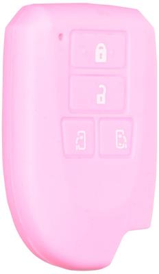AWESOME ASLK-TG008 Silicone Smart Key Case Toyota G Type Color: Light Pink