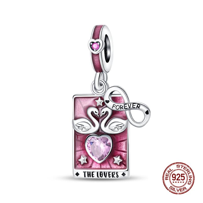 Original Charmcopper Star Moon Sun Tarot Series Charm Beads Fit 3Mm Original Bracelet Womens Diy Fine Jewelry Gift