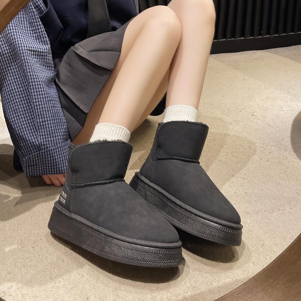 Fashion AJGS Women Australia Boots Designer Ultra Mini Platform Boots Winter New Woman Warm Fur Cow Leather Wool Suede Snow Boots