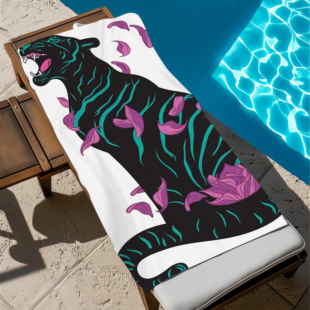 Black Panter Towel Beach Quick Dry Soft Pool Towels Gift for Travel Gym Shower Camping sports
