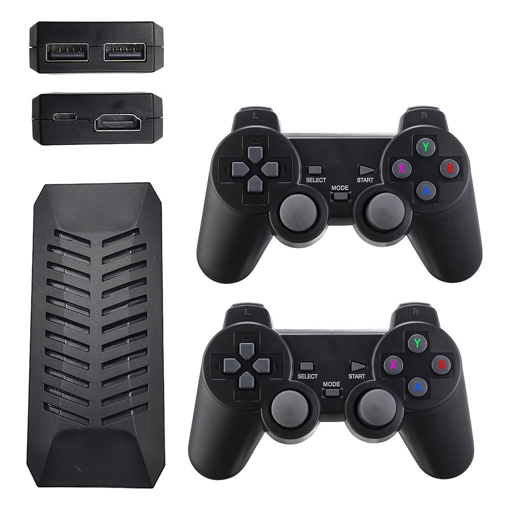 M16 64G Built-In 20000 Games HD TV Game Stick with Double Player Wireless Controller