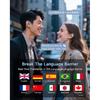 AI Translation Earbuds Real Time,188 Language Translator Earbuds,Bluetooth 6.1 Audifonos Traductores Inglés Español,OWS 4-in-1 Translation