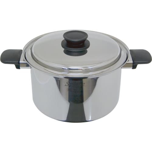 Urushiyama Metal Industry Spine SPN-24W, 24cm Deep Stainless Steel Pot, Induction Compatible, Made In Japan