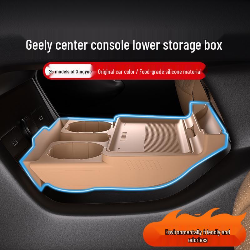 Geely 25 Model Xingyue L Console Storage Tray: Car Interior Organizer & Accessories