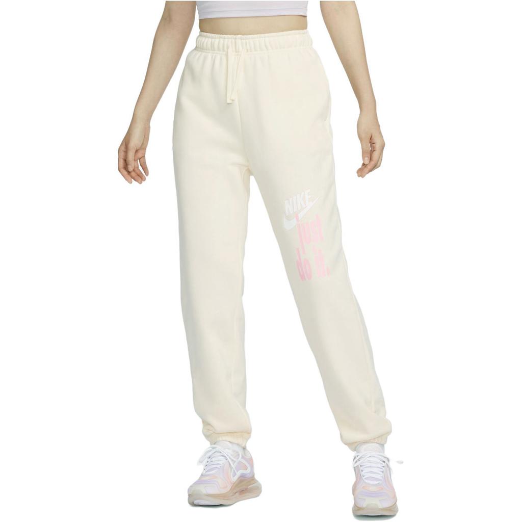 New Nike Knitted Sports Pants Women's Coconut Milk FB8488-113
