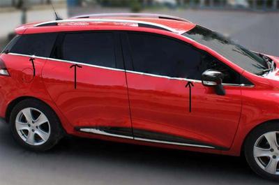 Glaskante (Sport Tourer, 8-tlg., Edelstahl) für Renault Clio IV 2012-2019