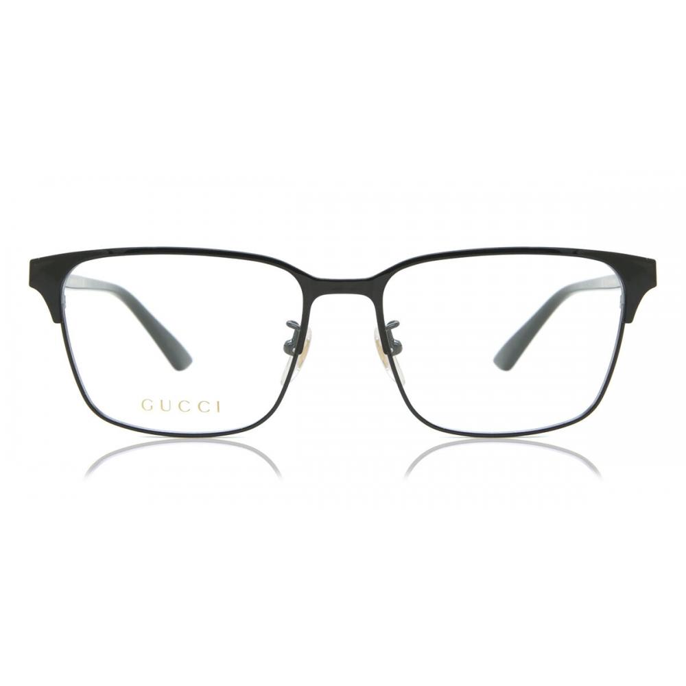 

Gucci Gg0756oa Asian Fit 001 Men Eyeglasses Black/56