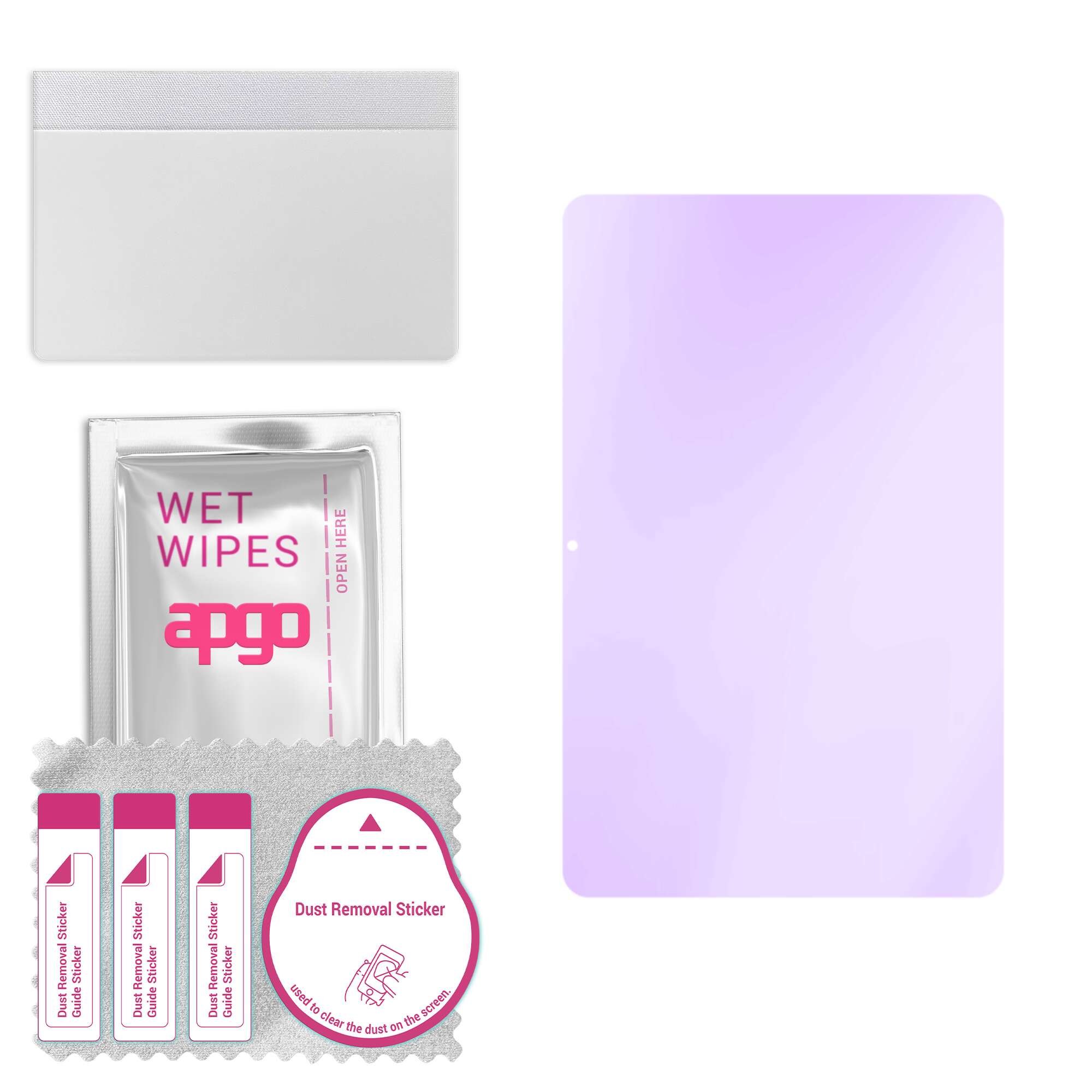 

apgo Anti-Blue 9H Hybrid protective glass compatible with Huawei MatePad, flexible nano glass, great replacement for tempered glass, scratch-resistant