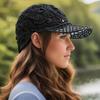 Bloemenpatroon Haakwerk Uitgesneden Vizieren Luxe Ontwerp Zoete Baseballpetten Elegante Dames