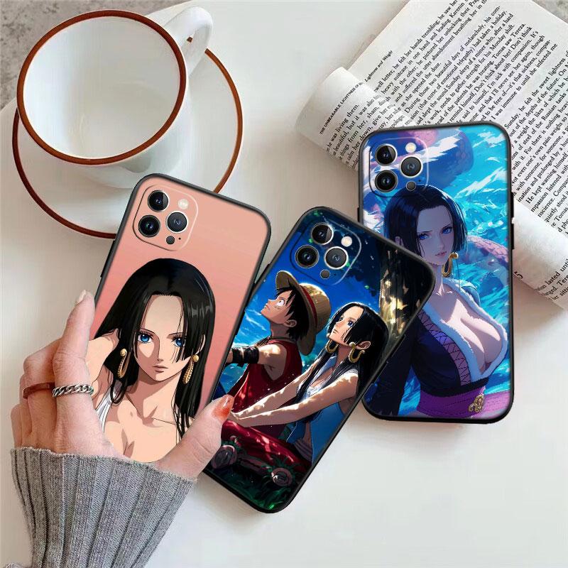 TR23 One Piece Boa Hancock Shell Phone Case for Samsung Galaxy S20 S21 S22 Ultra FE Plus A21S A22 A24 A25 A26 A30 A30S A31