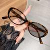 Fashionable Photochromic Myopia Glasses Retro Small Oval Women's INS Style HD Anti Blue Light Minus Diopter Eyeglasses