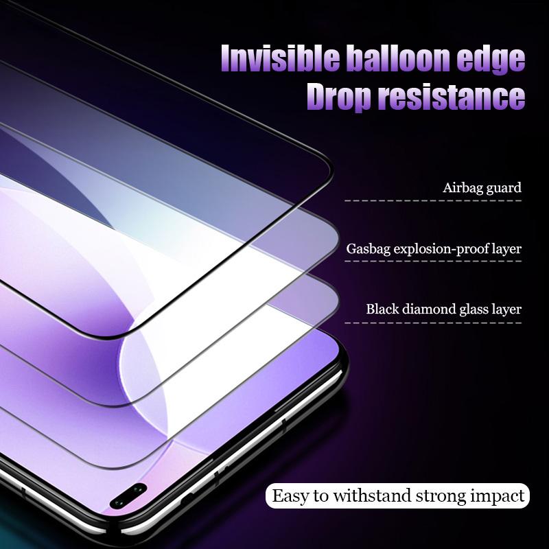 זכוכית מחוסמת עבור Xiaomi Redmi Note 9S 9 Pro Note9 מגן מסך זכוכית כיסוי מלא עבור Xiaomi Redmi 9 9C NFC 9A 9AT סרט מגן