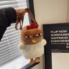 Plush Adjustable Strap Cartoon Bag Chicken Purse For Women Fluffy Hen Shoulder Bag Handbag For Travel Party