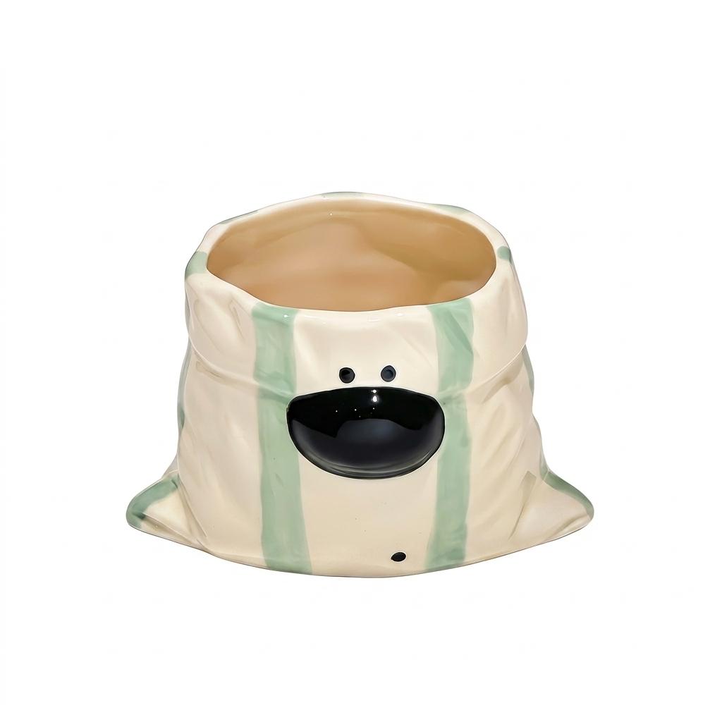 1pc Dog Shaped Handle Mug Cute Ceramic Coffee Cup Porcelain Tea Mug for Home Office Gift Durable High Quality Drinkware