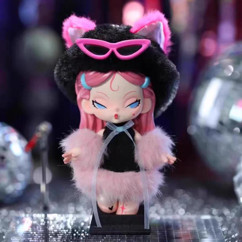 Seria Midnight Disco Blin Dbox Postacie Akcji Anime Urocze Akcesoria Biurkowe Tajemnicza Zabawka w Ślepym Pudełku Modne Prezenty