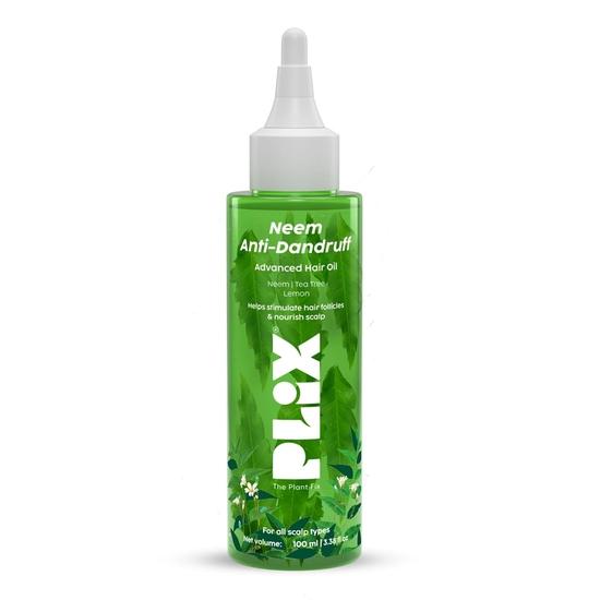 

PLIX - THE PLANT FIX Масло для волос с экстрактом нима против перхоти | Уменьшает перхоть | Успокаивает зудящую кожу головы | Нежирное и легкое |100 мл