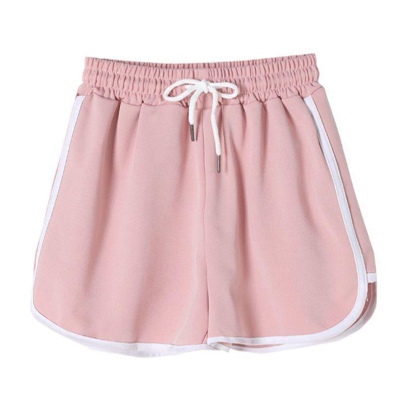Women's Korean-Style High Waist Wide-Leg Yoga Shorts