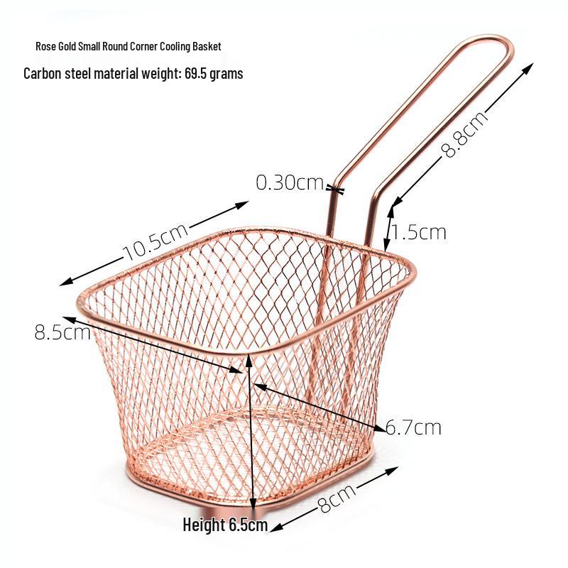 Kreativní talíř na ovoce a košík na hranolky ve tvaru lodičky, chladicí mřížka