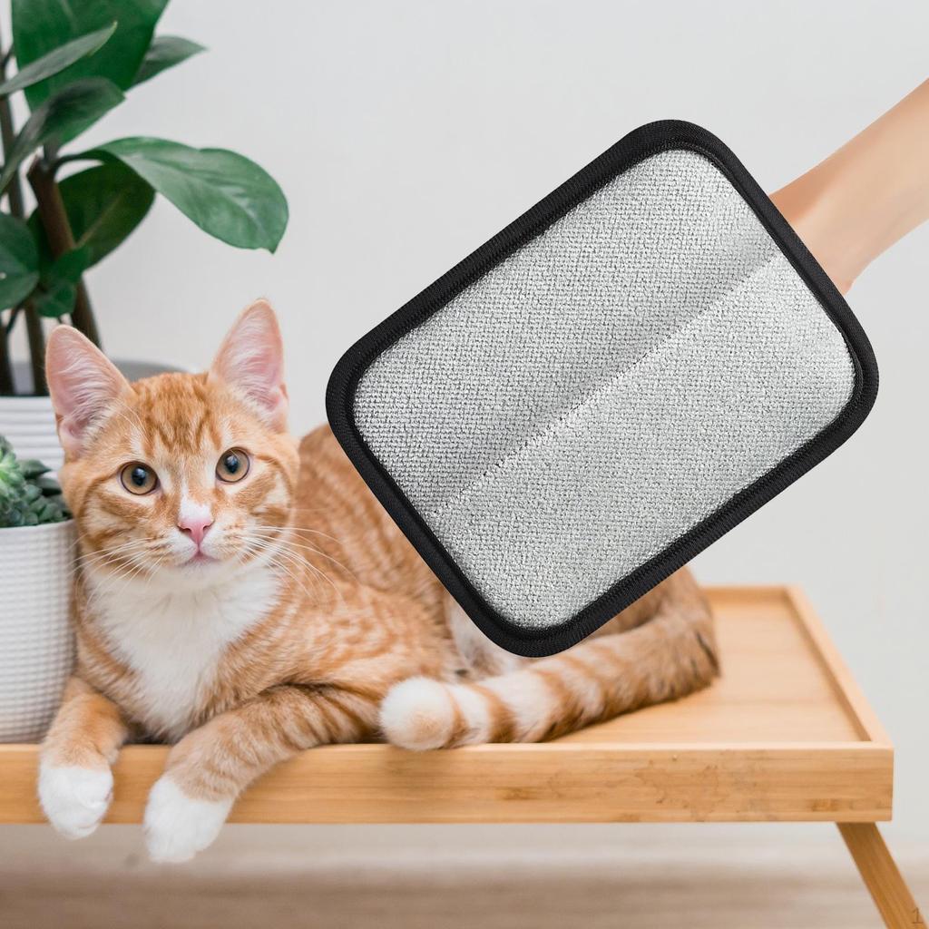 Pet Hair Removal Glove Grooming Tool Remover for Furniture Curtain