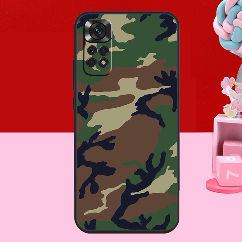 Camo Camouflage Pattern Case For Xiaomi Redmi Note 11 10 12 13 14 15 Pro Plus Redmi 15 C 14C 10C 12C 13C Soft Cover