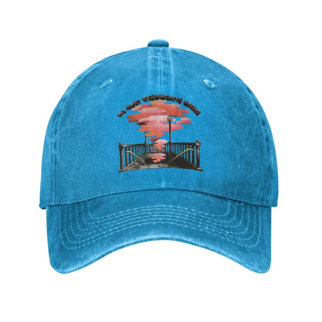 The Velvet Underground Loaded Baseball Caps Casual Distressed Denim Rock Band Headwear Unisex Outdoor Golf Unstructured Soft Hat