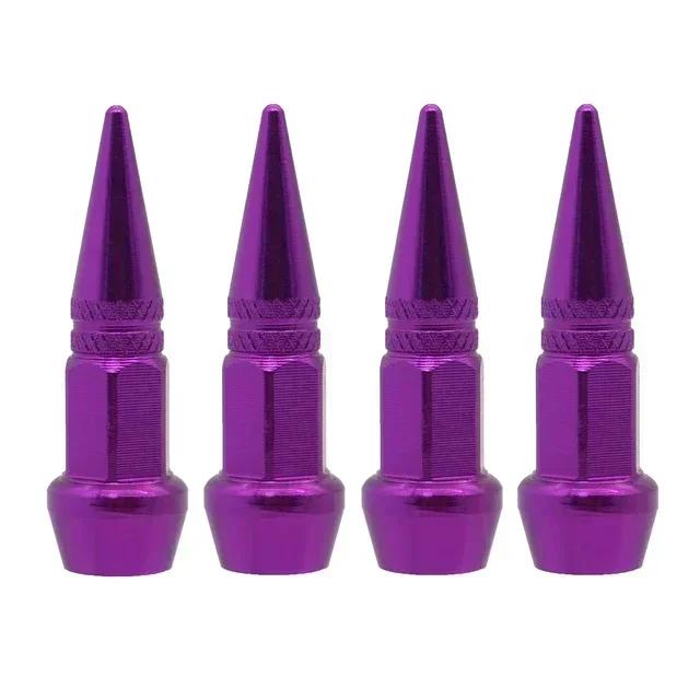 1set/4pcs Tire Wheel Valve Caps, Universal Fits For Car Motorcycle Bike Wheel Tires Valves Tyre Stem Cap Air Cap Airtight Cover