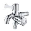 Two-way Faucet, Splitter Faucet, Outdoor Water Tap, Hose Faucet, for Watering, Balcony, Garden, Car Washing, Gardening, General Purpose, Easy Installa
