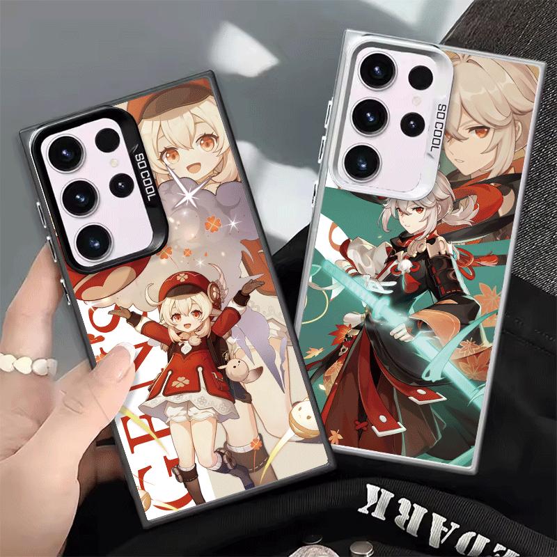 Genshin Impact Anime Soft Phone Case for Samsung Galaxy S24 S25 FE S26 Edge S23 Ultra S22 Plus S21 + Shockproof Cover Back Shell