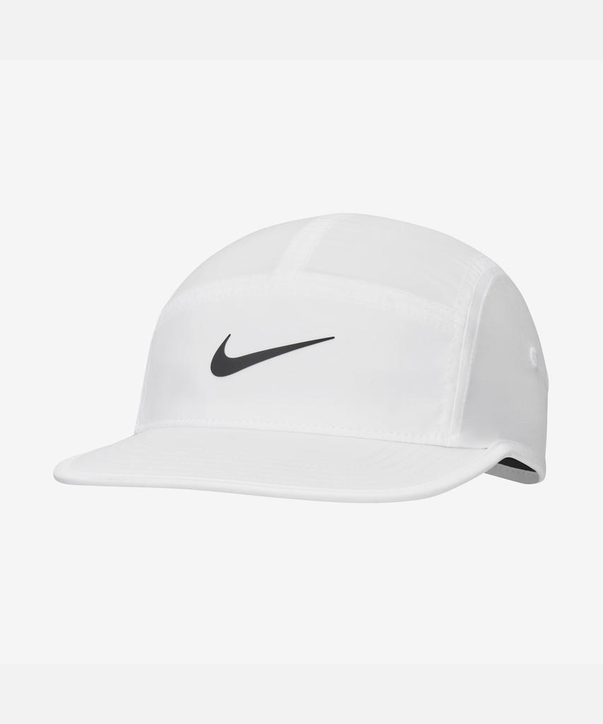 NIKE Dri-Fit Fly Unstructured Swoosh Cap - White:Anthracite:Black / Fb5624-100