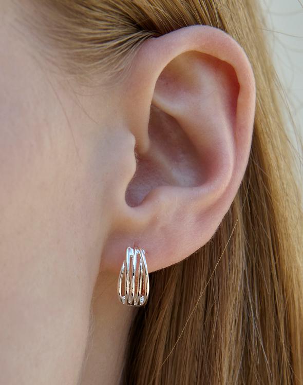 Attica Raw Fluid Earrings / Ebs049