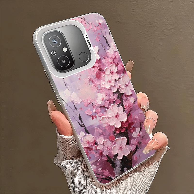 Cherry Blossom Sakura Fashion Shockproof Phone Case for Xiaomi Poco X7 X6 X5 X3 Pro F7 Ultra M8 Redmi 15C 15 14C 13C 12C 10C 13