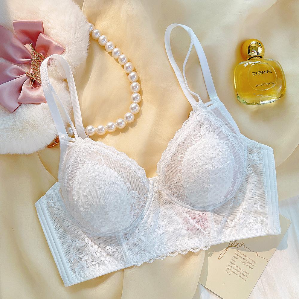 Underwear Women's Summer Thin Bra Breathable Bra Gathers Up Breasts Anti Sagging Chest