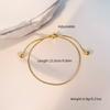 Fashion Minimalist Adjustable Gold Silver Bracelet for Women, Perfect for Vacation, Beach Party, Titanium Steel Jewelry Gift