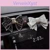 Car Rhinestone Vent Air Bow Air Freshener Decor Accessory