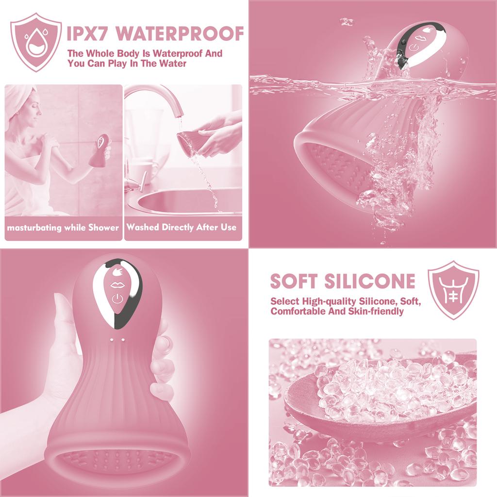 Clitoral Breast Vibrator Sucking Licking Tongue Sex Toy for Women Nipples Vagina Stimulator Orgasm Powerful Blowjob Stimulation